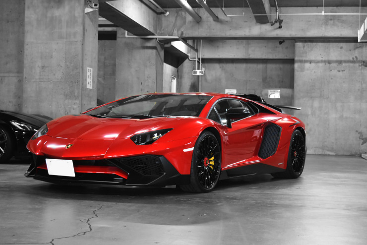 Lamborghini AVENTADOR SV マフラー交換