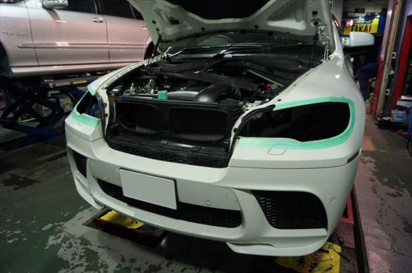 Ｘ6 ヘッドライト交換