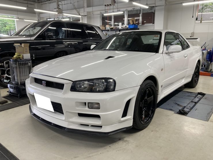 スカイライン　GT-R　R34　カーセキュリティ　VIPER　BOND　葛飾　東京都