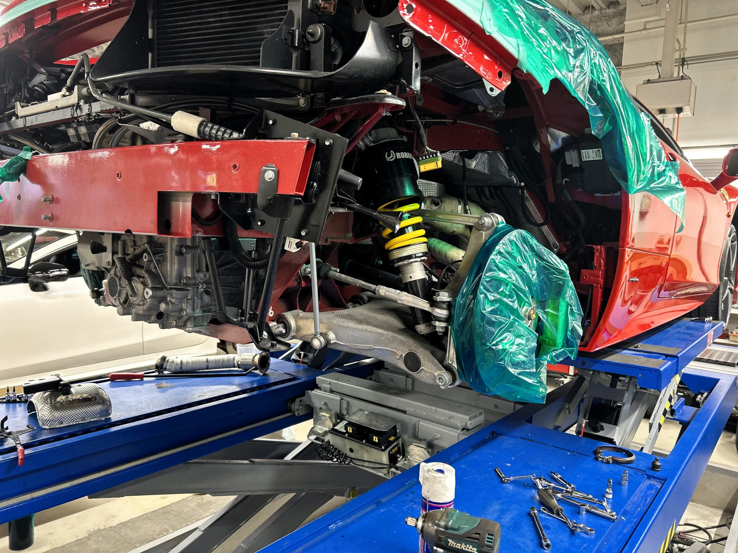 ﾌｪﾗｰﾘ458 ﾏﾌﾗｰ ｴｷﾏﾆ 交換 ｻｰﾓﾊﾞﾝﾃｰｼﾞ bond 葛飾