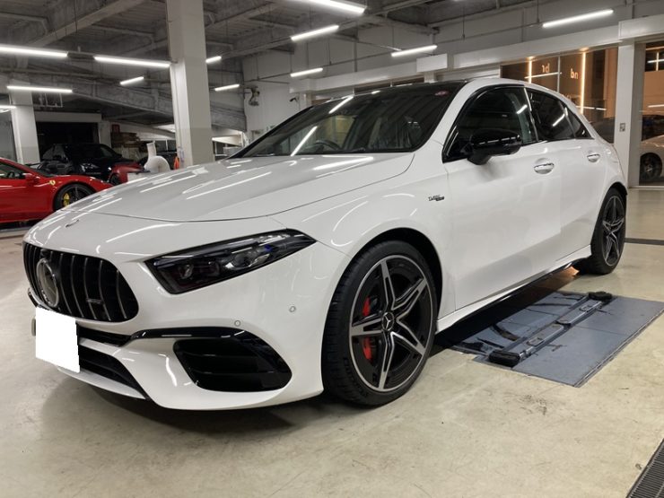 ベンツ　Aクラス　A45S　セキュリティ　ＩＧＬＡ　カーセキュリティ　ＢＯＮＤ　葛飾　東京都