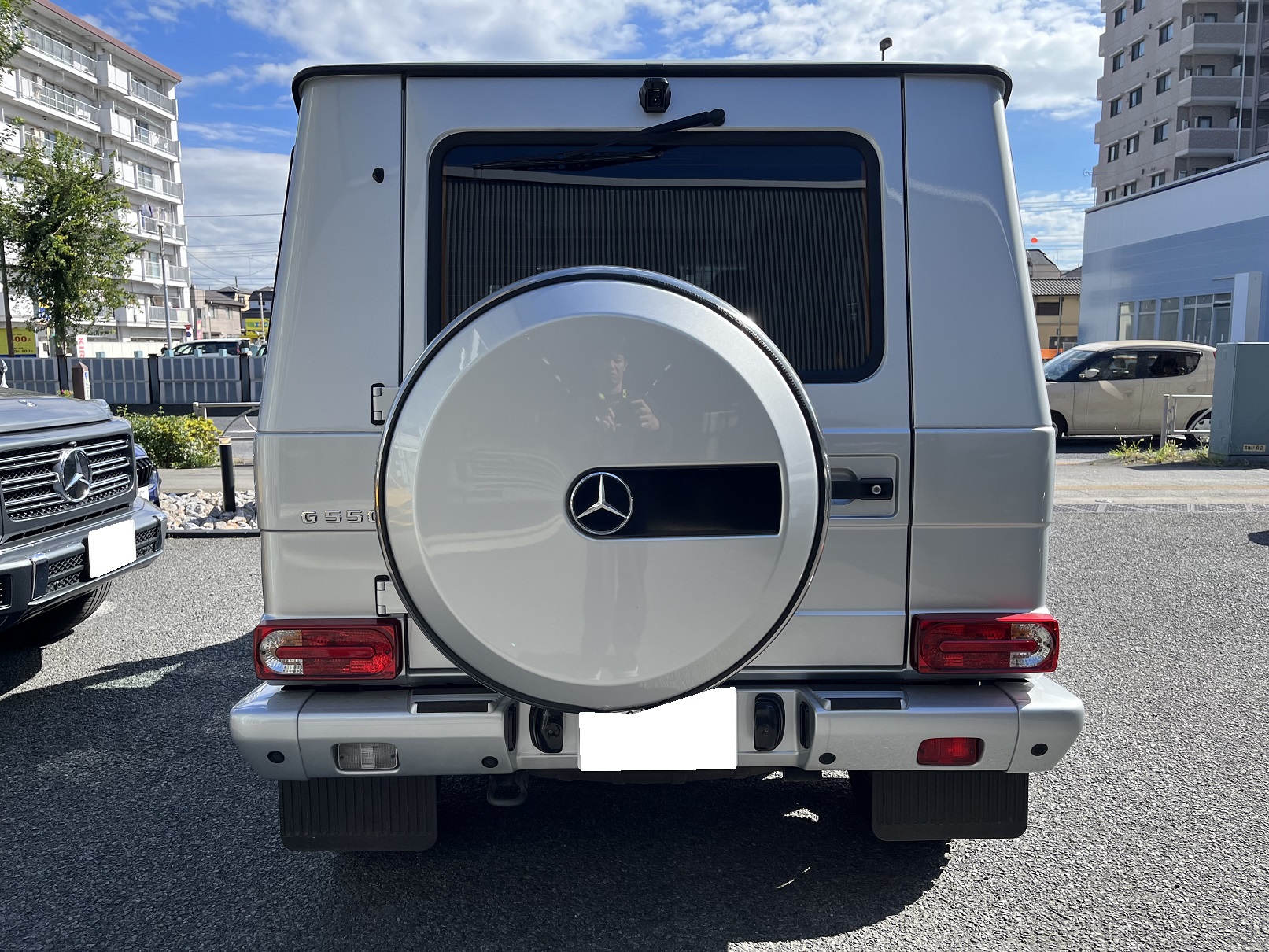 W463　ｹﾞﾚﾝﾃﾞ FRONTRUNNER　ﾙｰﾌﾗｯｸ　CURT　ﾋｯﾁﾒﾝﾊﾞｰ　背面タイヤレス　セルモーター修理　G550　ルーフアンテナ交換　BOND葛飾