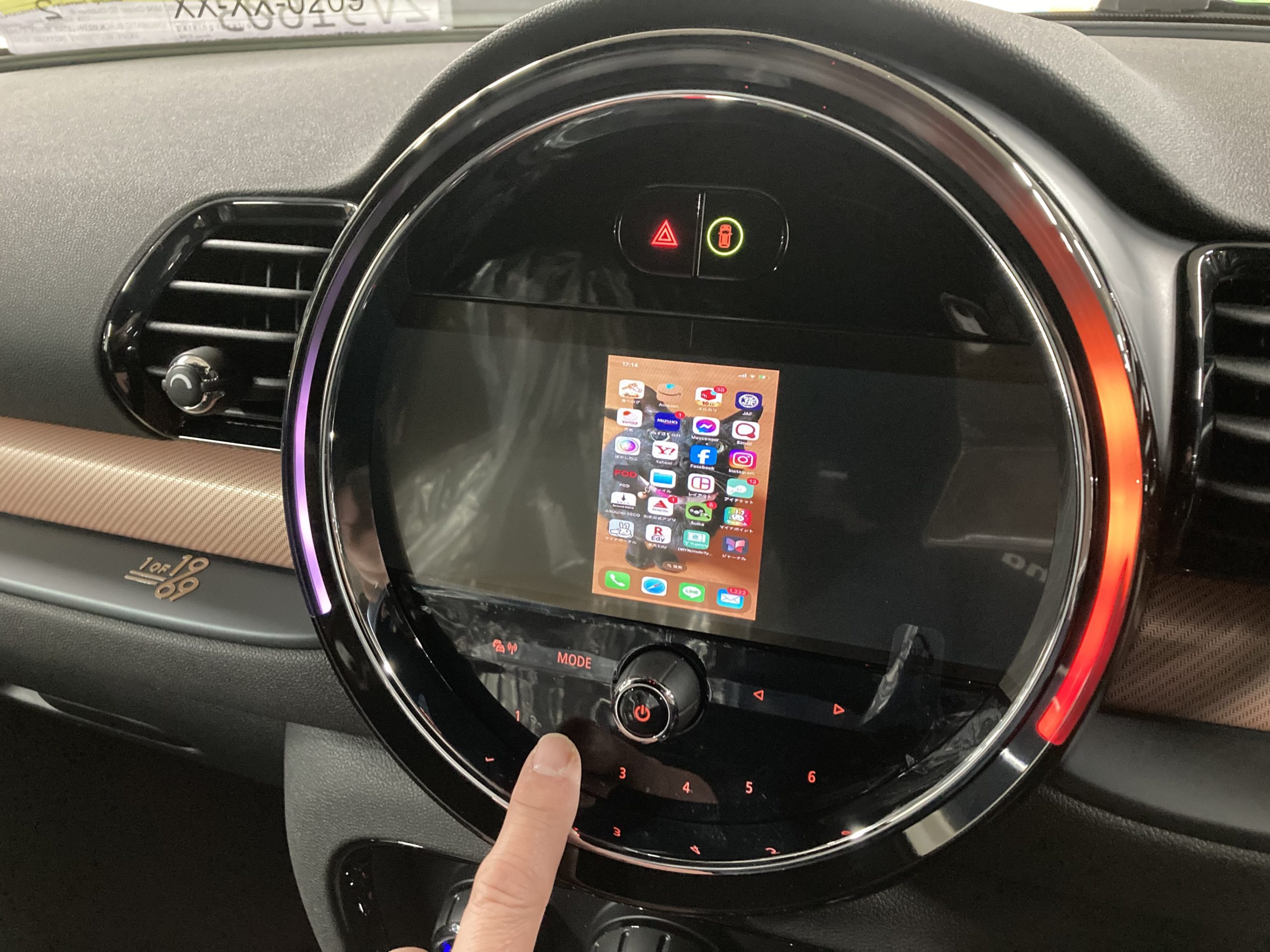 MINI クラブマン F54 地デジ スマートフォン ミラーリング ドライブレコーダー BOND 葛飾 東京都
