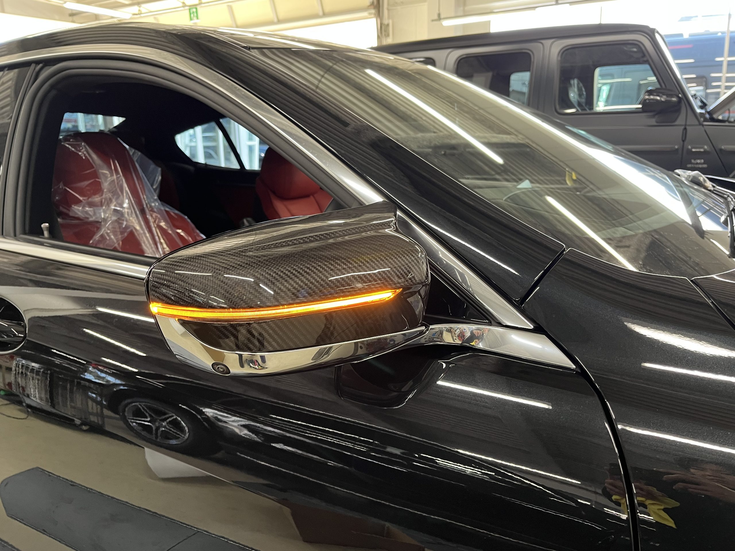 BMW8ｼﾘｰｽﾞｶｰﾎﾞﾝ　G16ｶｰﾎﾞﾝﾐﾗｰ　3Dﾃﾞｻﾞｲﾝ　ｱｰﾑﾄﾞﾌﾗｯｼｬｰ　BOND葛飾