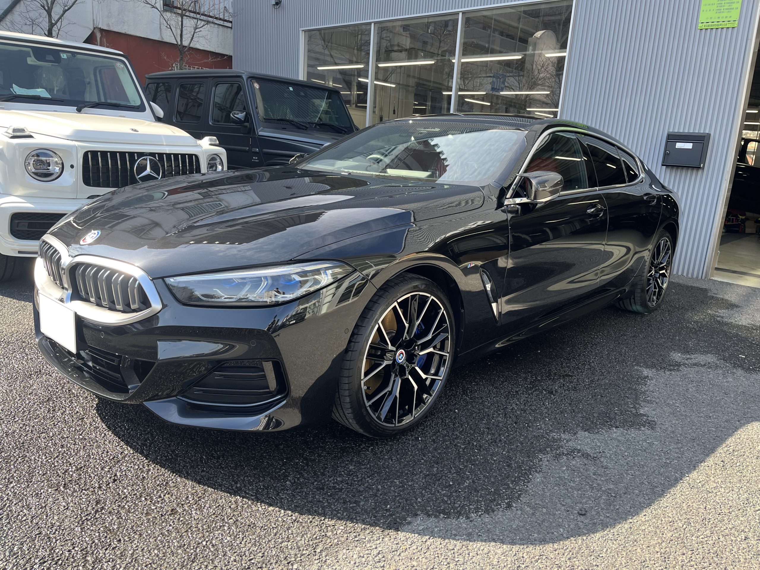 BMW8ｼﾘｰｽﾞｶｰﾎﾞﾝ　G16ｶｰﾎﾞﾝﾐﾗｰ　3Dﾃﾞｻﾞｲﾝ　ｱｰﾑﾄﾞﾌﾗｯｼｬｰ　BOND葛飾