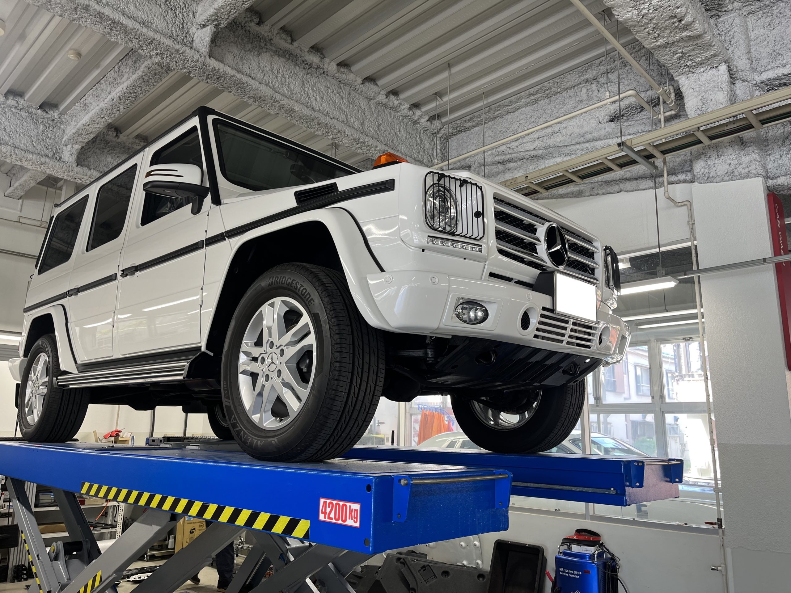 ｹﾞﾚﾝﾃﾞ　Gｸﾗｽ　W463　G55　G350d　350ブルーテック　乗り心地改善　ﾎﾞﾃﾞｨﾀﾞﾝﾊﾟｰ　MCB　IID　BOND葛飾