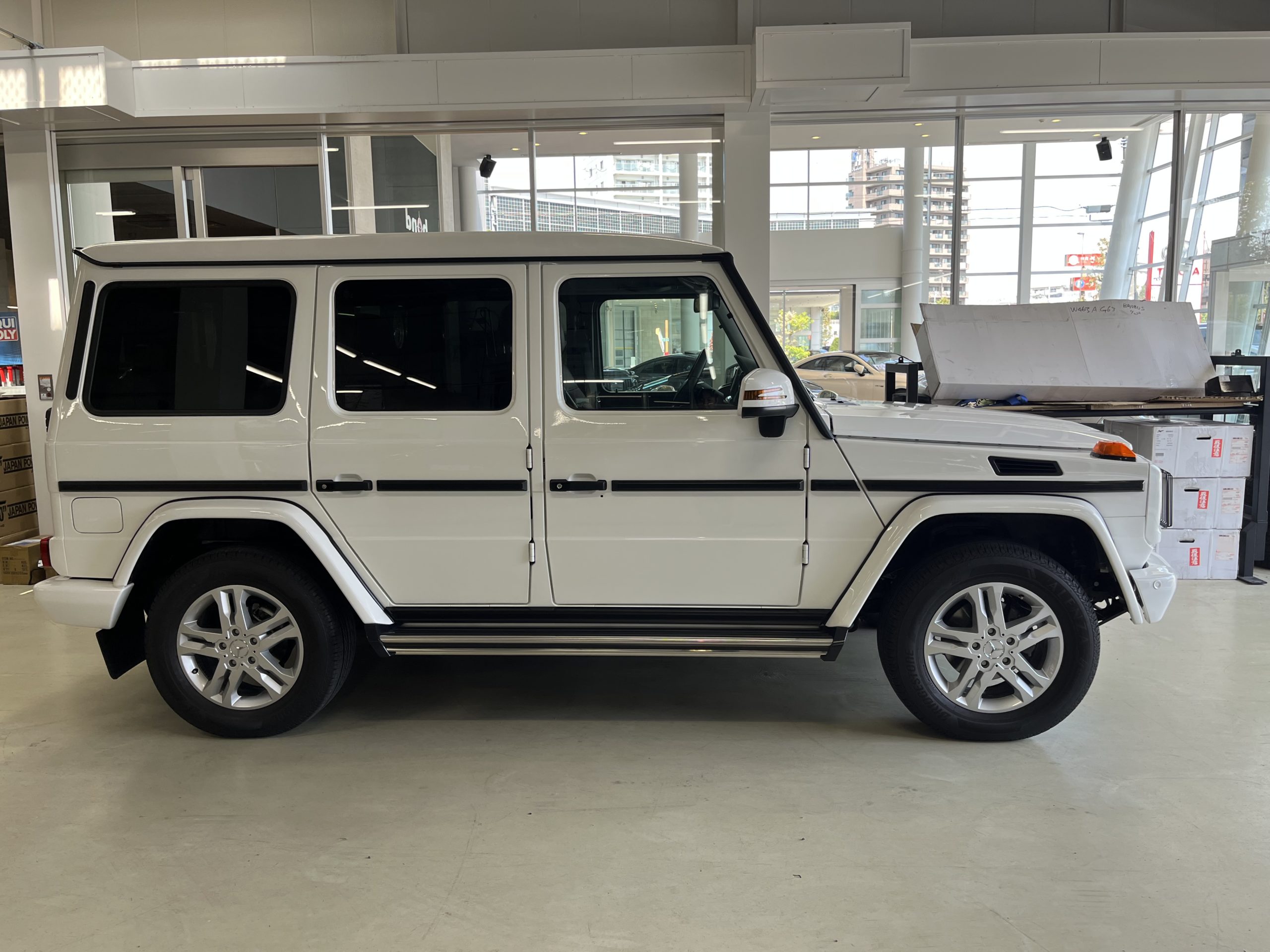 ｹﾞﾚﾝﾃﾞ　Gｸﾗｽ　W463　G55　G350d　350ブルーテック　乗り心地改善　ﾎﾞﾃﾞｨﾀﾞﾝﾊﾟｰ　MCB　IID　BOND葛飾