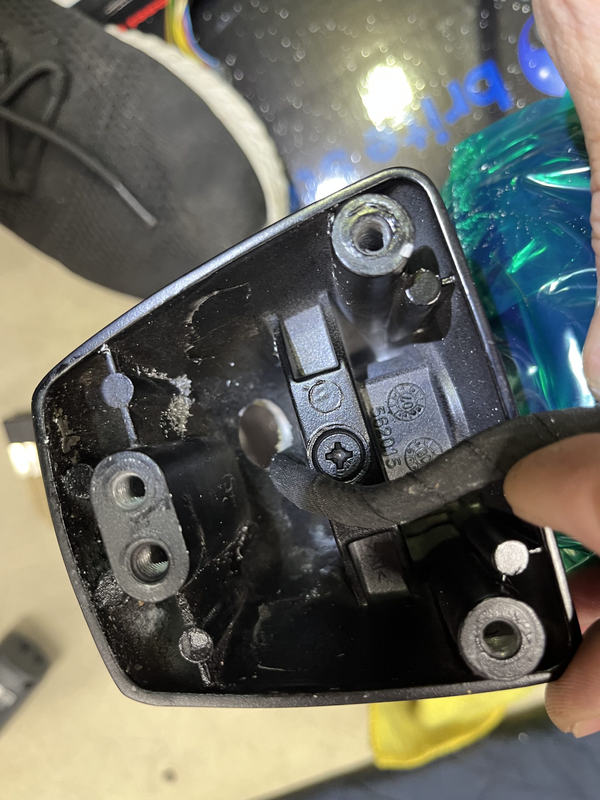 W463サイドカメラ取付 ゲレンデサイドカメラ取付 W463キノコミラー撤去