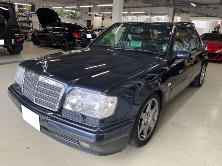 W124 E500 500E 最後のメルセデス ミディアムクラス デッキ交換 BOND葛飾