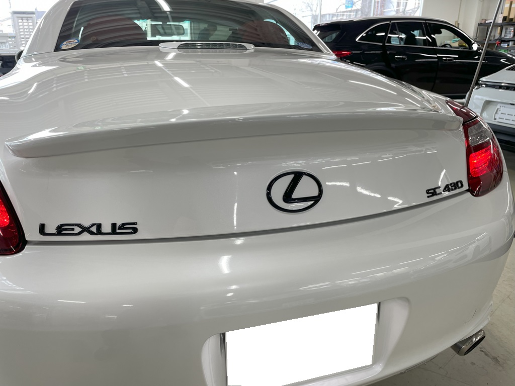 LEXUS SC ブラックアウト ナビゲーション コーナーセンサー カスタム 東京都 葛飾 ボンド BOND