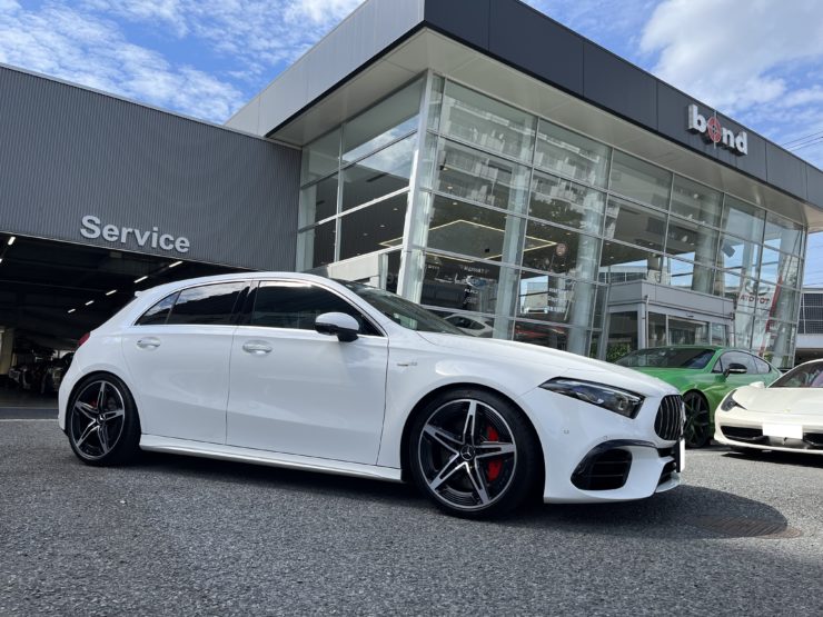 A45Sﾛｰﾀﾞｳﾝ　W177ﾛｰﾀﾞｳﾝ　ダウンサス　スペーサー　A45S車高調　ツライチ　ﾍﾞﾝﾂﾛｰﾀﾞｳﾝ　Bond葛飾