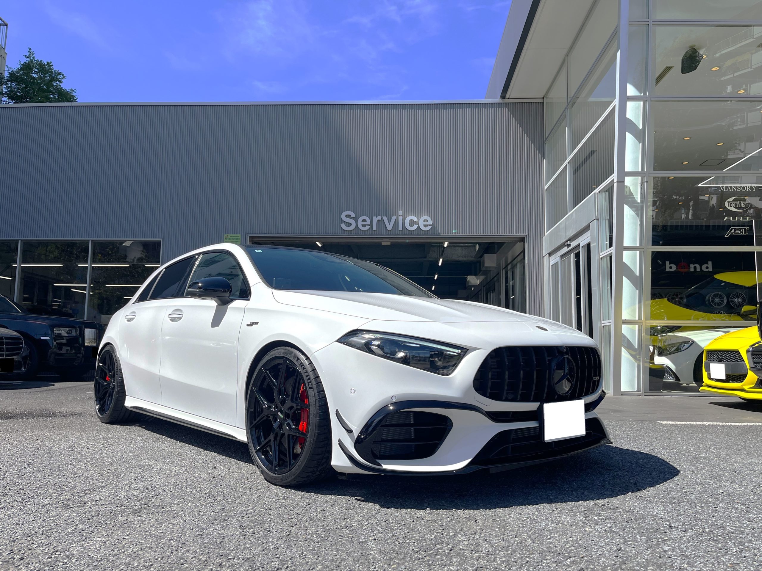 W177　A45S後期 EDITION1仕様 VOSSENﾎｲｰﾙ ﾛﾜﾘﾝｸﾞ ﾌﾞﾗｯｸｱｳﾄ