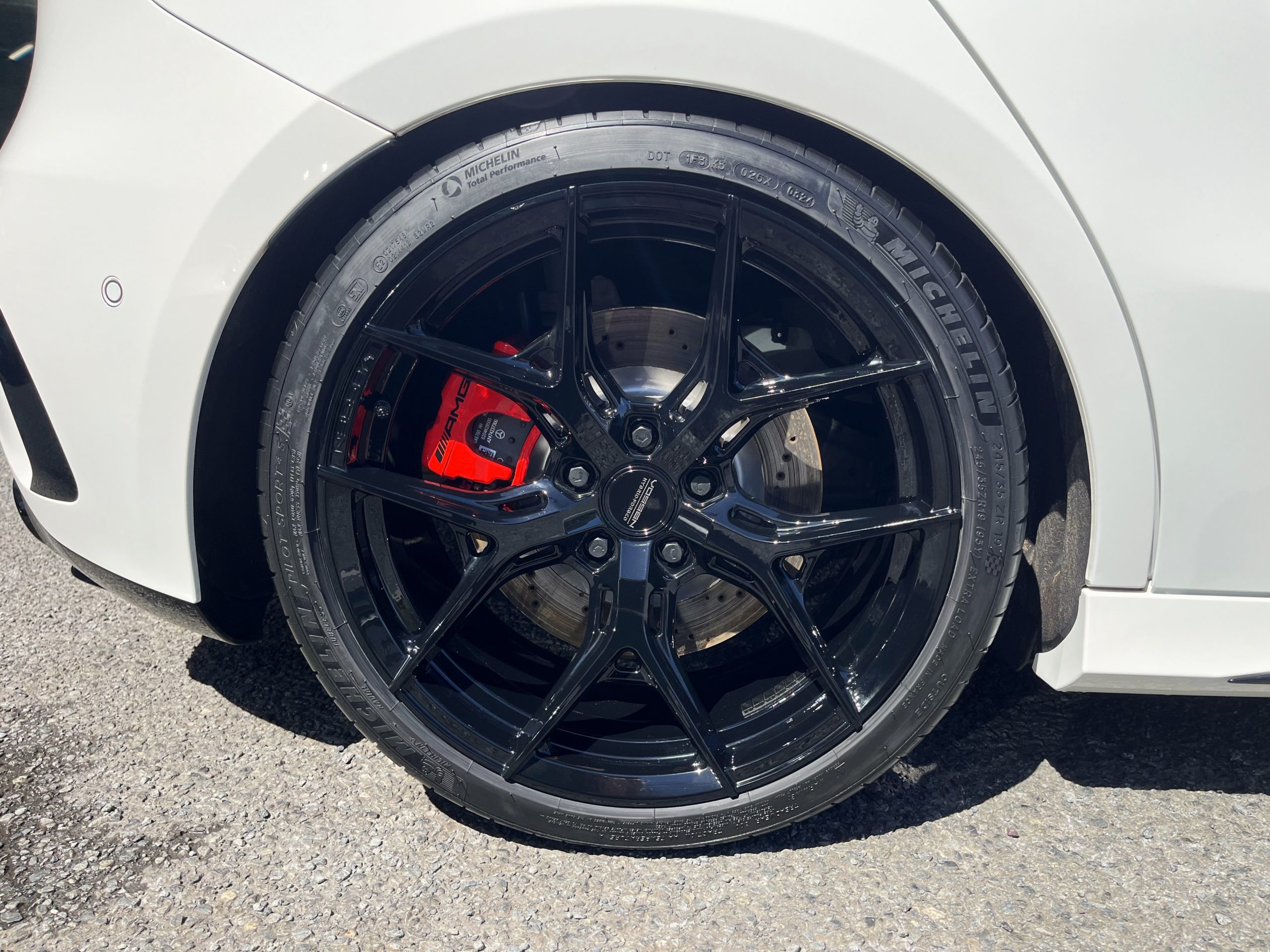 W177　A45S後期 EDITION1仕様 VOSSENﾎｲｰﾙ ﾛﾜﾘﾝｸﾞ ﾌﾞﾗｯｸｱｳﾄ