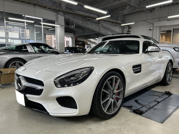 メルセデスベンツ　AMG GT　フロントカメラ　レーダー探知機　　　　　　BOND　葛飾　東京都 ボンド　カスタム