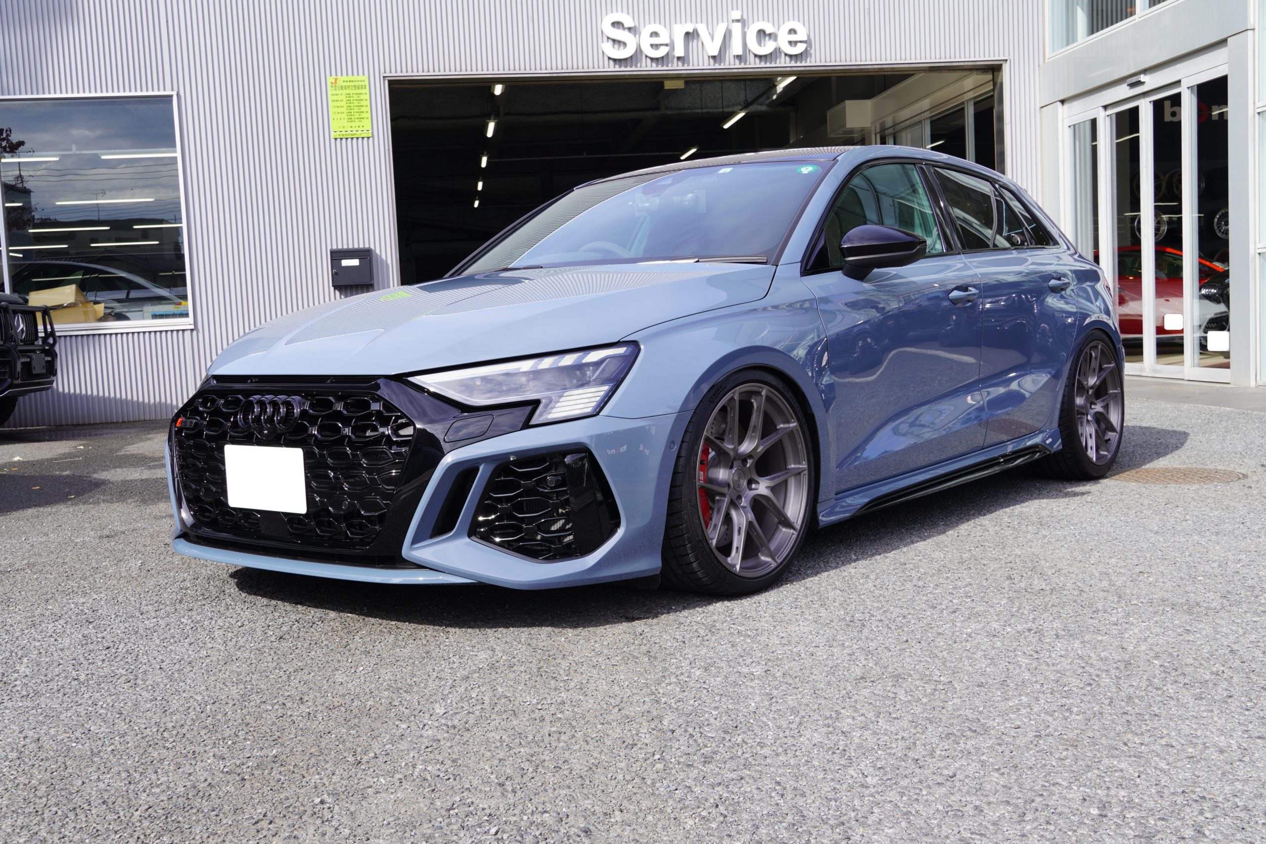 AUDI　RS3　ホイール　AK　FORGED　鍛造ホイール　KW　DDCサスペンション　BOND　葛飾　東京都