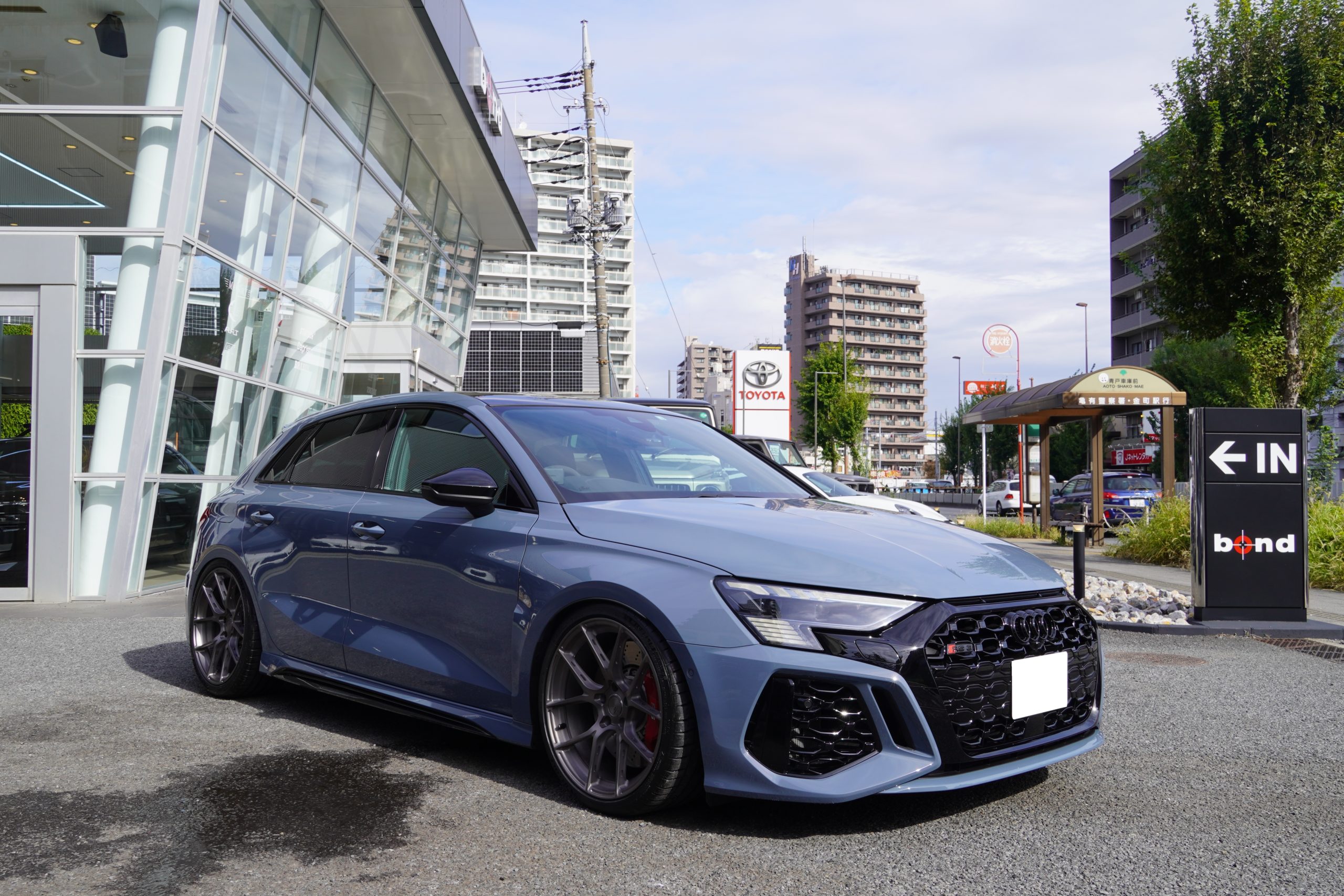 AUDI　RS3　ホイール　AK　FORGED　鍛造ホイール　KW　DDCサスペンション　BOND　葛飾　東京都