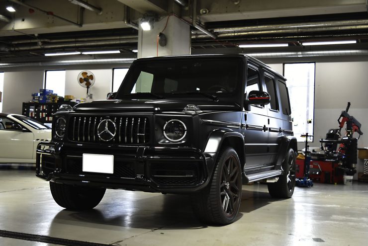 AMG G63 W463A エディション1 ブラックアウト ブラッシュガード グリルガード