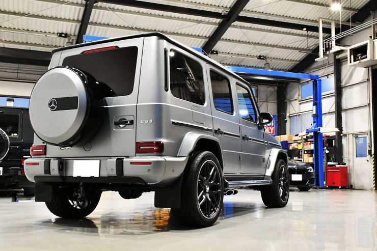 AMG G63 W463A Gクラス マットブラック マットペイント ラッピング エンブレムペイント ラッピング