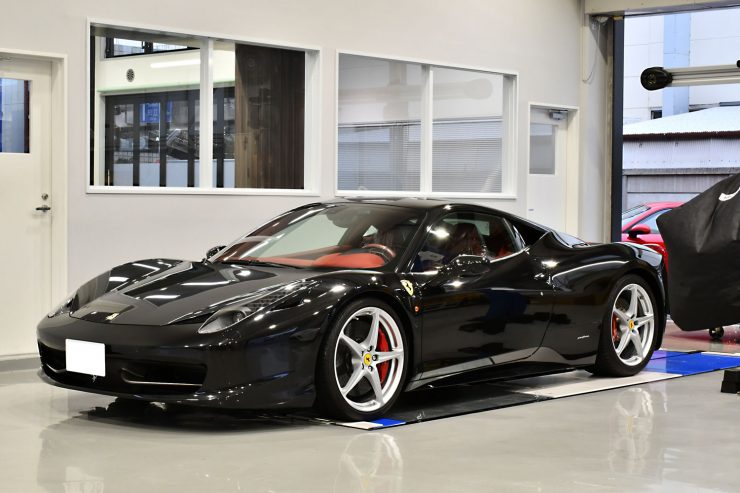 フェラーリ 458イタリア 車高調整 ローダウン ダウンサス ノヴィテック H&R