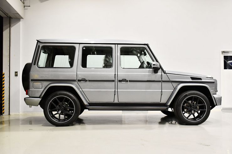 AMG　ベンツ　Gクラス　クリアガラス　素ガラス　ブラックアウト　ローダウン