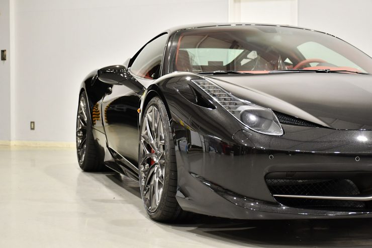 フェラーリ　458　HRE　アメ鍛　ローダウン　マフラー　ホイール