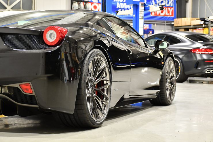 フェラーリ　458　HRE　ローダウン　アメ鍛　ホイール　アナーキー　ADV.1　1221　ノヴィテック