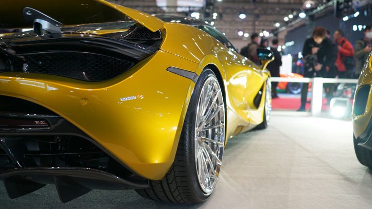 東京オートサロン マクラーレン アナーキー アメ鍛 ローダウン 720S カプリスト マフラー