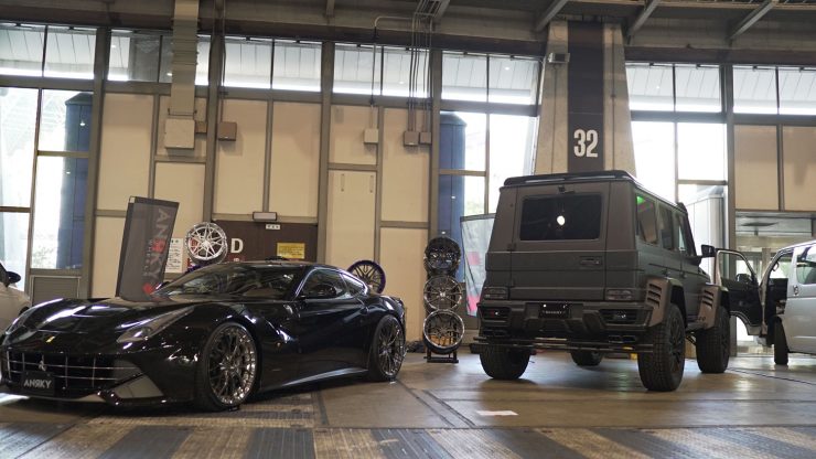 名古屋オートトレンド　マンソリー　フェラーリ　Gクラス　ベンツ　AMG　W463　F12
