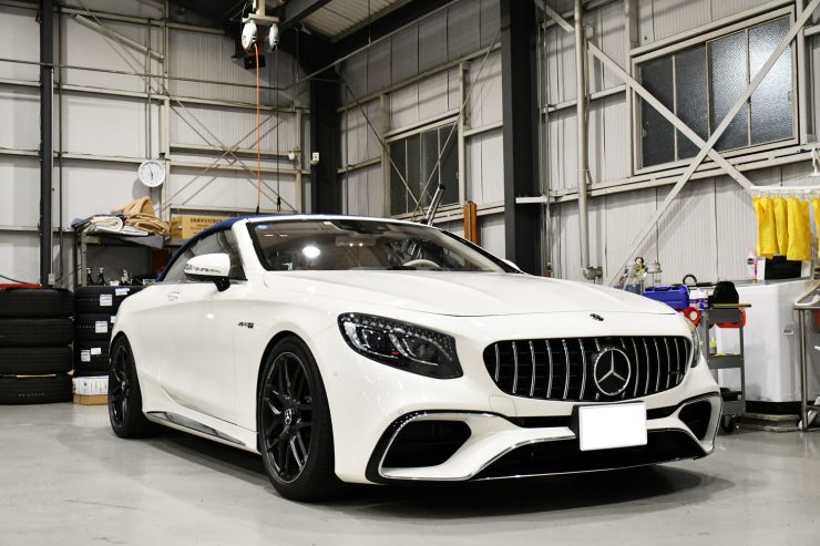 Ｓ63カブリオレ　ローダウン　スペーサー　ブラックアウト