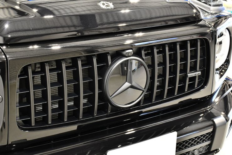 ベンツ　AMG　カスタム　ブラックアウト　名古屋　Gクラス　W463A　G350d　エンブレムペイント　ラッピング