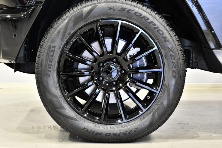 Gクラス　ベンツ　ゲレンデ　ホイールペイント　グロスブラック　W463A　G350d　