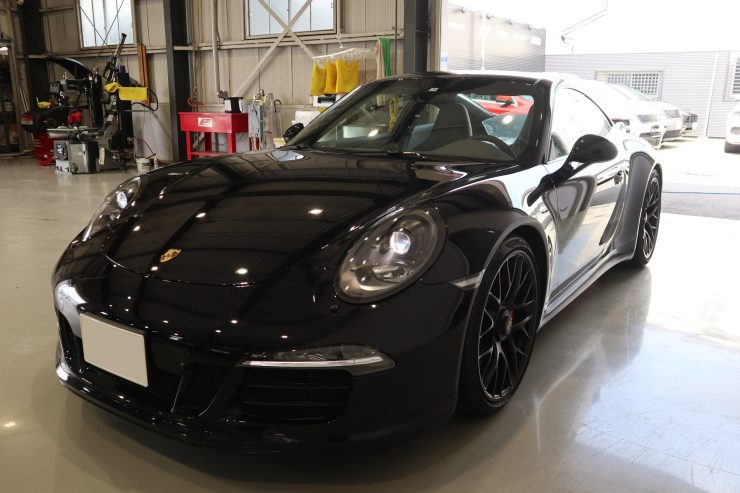 ポルシェ　991　991.2　ミラー交換