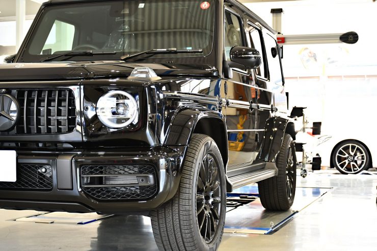 ベンツ　Gクラス　ブラックアウト　G63仕様　W463A　AMG　スモークテール　ラッピング　名古屋