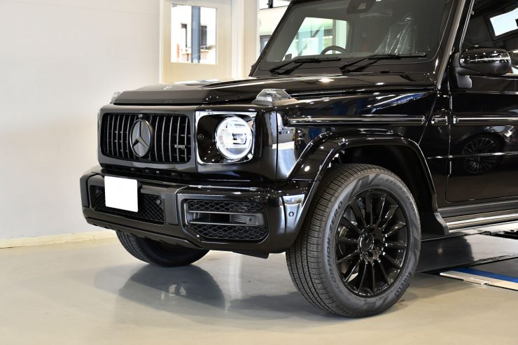 AMG　G63仕様　W463A　W464　ブラックアウト　ホイールペイント　エンブレムペイント　名古屋