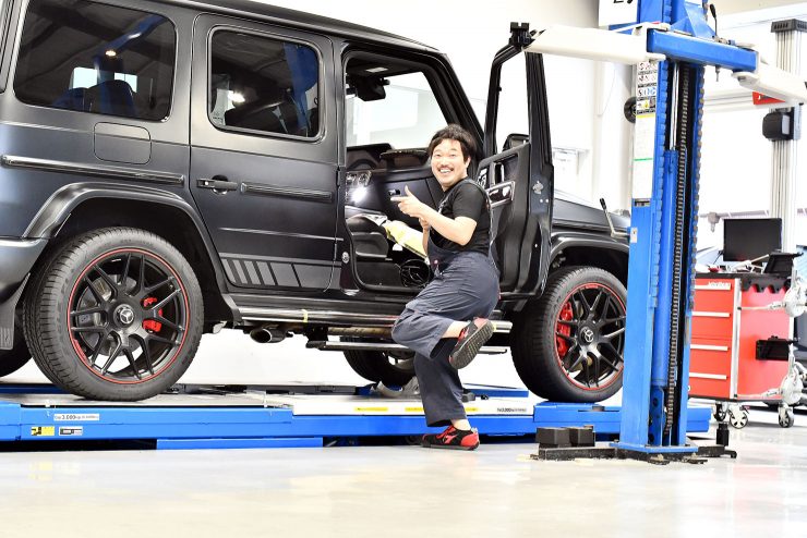 名古屋　G63　電動サイドステップ