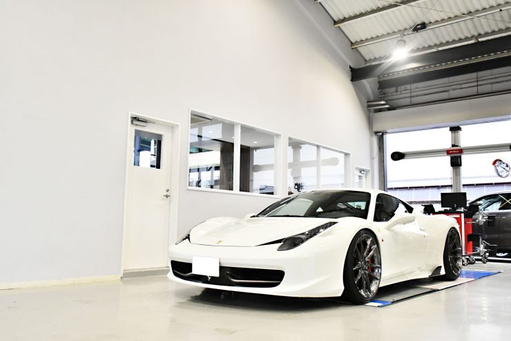 フェラーリ 458 ローダウン カスタム 名古屋