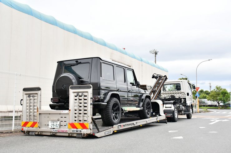 ベンツ　Gクラス　名古屋　カスタム　ブラックアウト　スモークペイント　ブラバス　インナーブラックヘッドライト