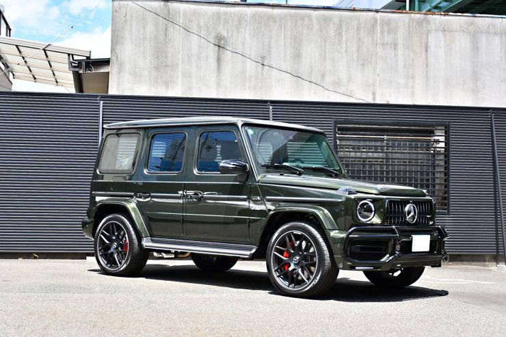 AMG　G63　W463A　ナイトパッケージ　ブラックアウト　ブラッシュガード　クリアガラス　名古屋　カスタム