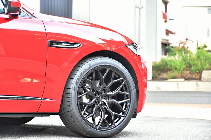 ジャガー　Fペース　ローダウン　22インチ　VOSSEN　アメ鍛　HRE　ADV.1　ハイパーフォージド　カスタム　名古屋