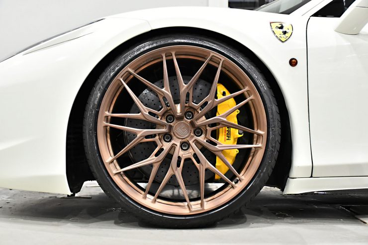 フェラーリ 458 スペチアーレ ローダウン H&R ノヴィテック アメ鍛 HRE ハイパーフォージド カスタム 名古屋