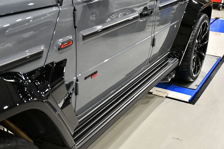 ベンツ AMG G63 W463A ゲレンデ ステップ ラッピング ブラックアウト カスタム 名古屋