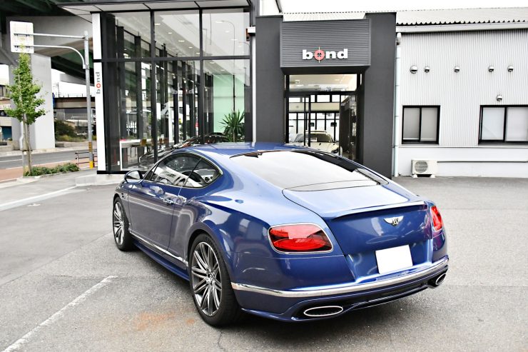 ベントレー　コンチネンタルGT　GTスピード　カスタム　名古屋　ラッピング　フルラップ　プロテクションフィルム　ブラックアウト