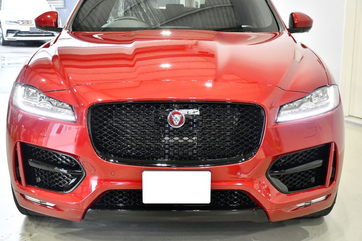 名古屋　Jaguar Fpace H&R サスペンション交換