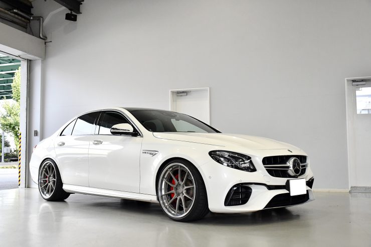名古屋　ベンツ　E63s　カスタム　ホイール交換