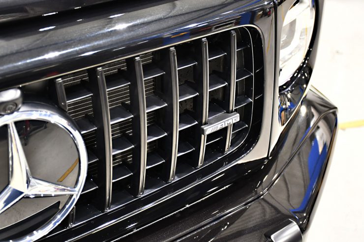ベンツ　Gクラス　W463A　G350d　G63グリル　ブラックアウト　ラッピング　カスタム　名古屋