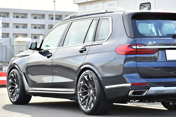 BMW　X7　HRE　23インチ　アメ鍛　ホイール　鍛造　ローダウン　カスタム　名古屋