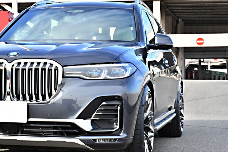 BMW　X7　HRE　23インチ　ロワリングキット　アメ鍛　ADV.1　カスタム　名古屋