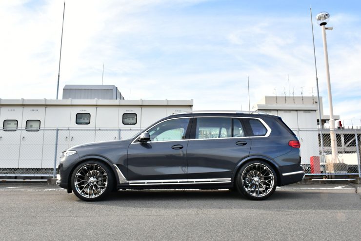 BMW　X7　ローダウン　アメ鍛　HRE　ホイール　ハイパーフォージド　アナーキー　BCフォージド　カスタム　名古屋