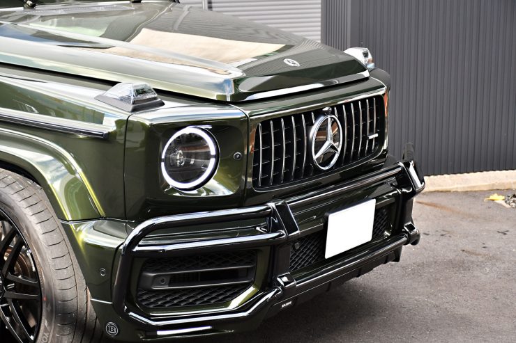 AMG　ベンツ　Gクラス　ゲレンデ　W463A　G63　ブラッシュガード　ブラックアウト　ナイトパッケージ　カスタム　名古屋　愛知　ブラバス