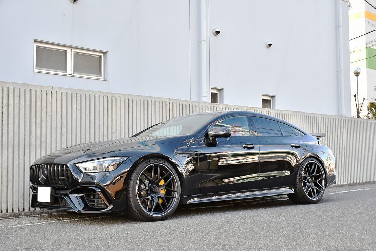 名古屋　AMG　ベンツ　GT63　GT63s　X290　カスタム　ASC　アクティブサスペンションコントロール　ローダウン　ラッピング　ブラックアウト